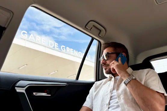 transport voyageur chauffeur vtc gare de grenoble